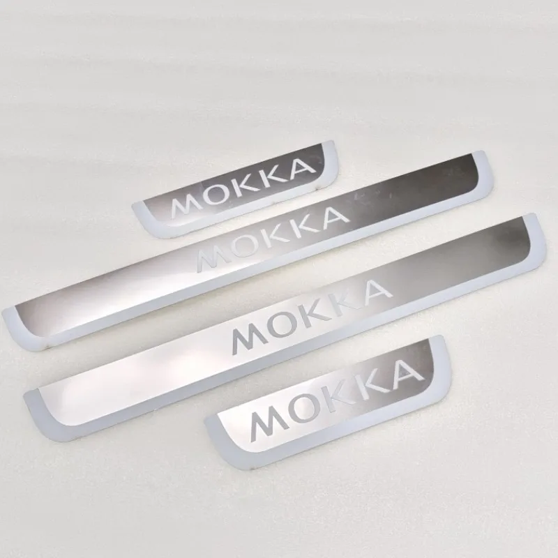 For Opel Vauxhall Mokka X Mokka-e Accessory 2012-2021 2022 Stainless Car  Door Sill Scuff Plate Kick Guard Pedal Protector Cover - AliExpress