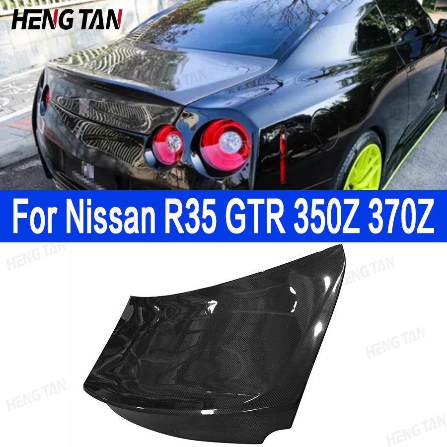 

High quality Carbon fiber trunk lid the trunk lid For Nissan GT-R GTR R35 2008-2016 encloses the upper lid behind the trunk lid