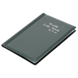 Collector Coin Holder Album - Mini Penny Coin Storage Bag with 120 Pockets Collection Organizer (Green)