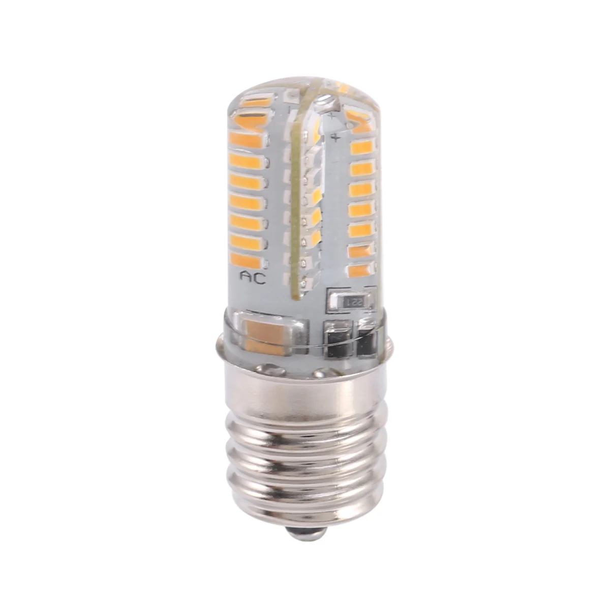 BAAU 10X E17 Socket 5W 64 LED Lamp Bulb 3014 SMD Light Warm White AC 110V-220V