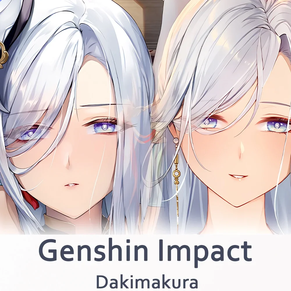 

Подушка для обнимания Genshin Impact Shenhe Dakimakura, подушка в обтяжку, подушка, наволочка в стиле аниме Shen He, рождественские подарки