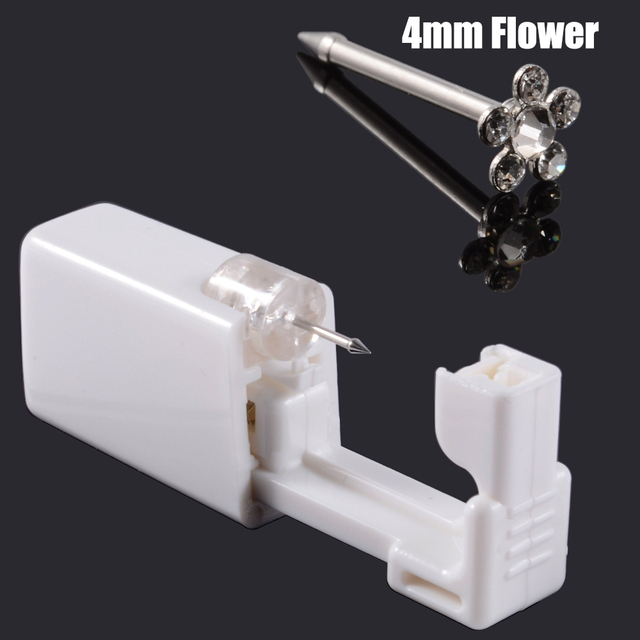Unit Disposable Safe Sterile Piercing Unit For Gem Nose Studs Piercing Gun Piercer Tool Machine Kit Earring Stud Body Jewelry