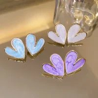 New Fashion love Heart Pearl Earrings for Women Sweet Elegant Temperament Drop Earring Trend Jewelry Accessories - Image 5