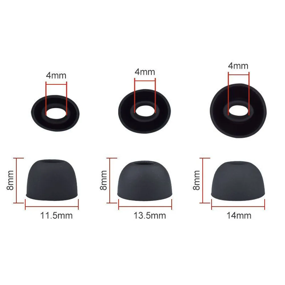 6pcs Silicone Earbuds Tips for OPPO Enco X2 Earphone Cover Accessories Soft Silicon Eartips Eargels Repair Parts Ear Tips Gels