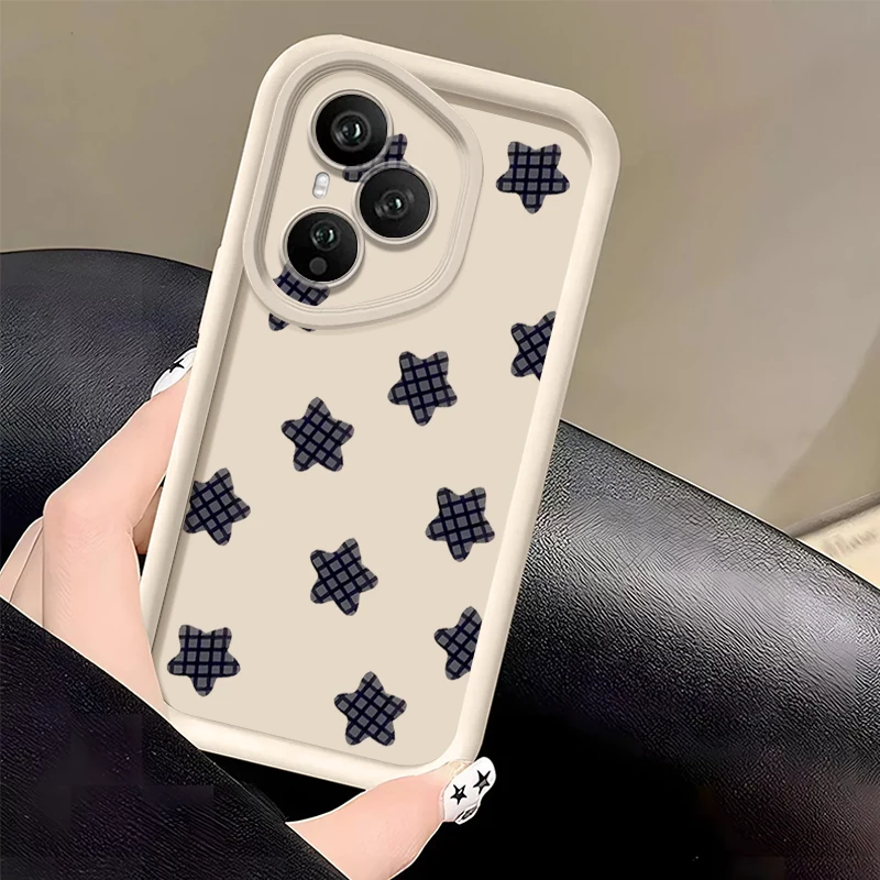 Star Moon Pattern Shockproof Soft TPU Silicone Phone Case – Stylish Protective Back Cover