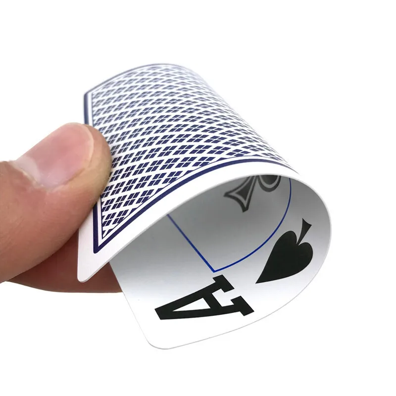 2 Pcs/Lots Texas Hold'em Baccarat Smooth Poker Set PVC Bridge Frosting Waterproof Playing Cards 63*88mm playing cards poker set