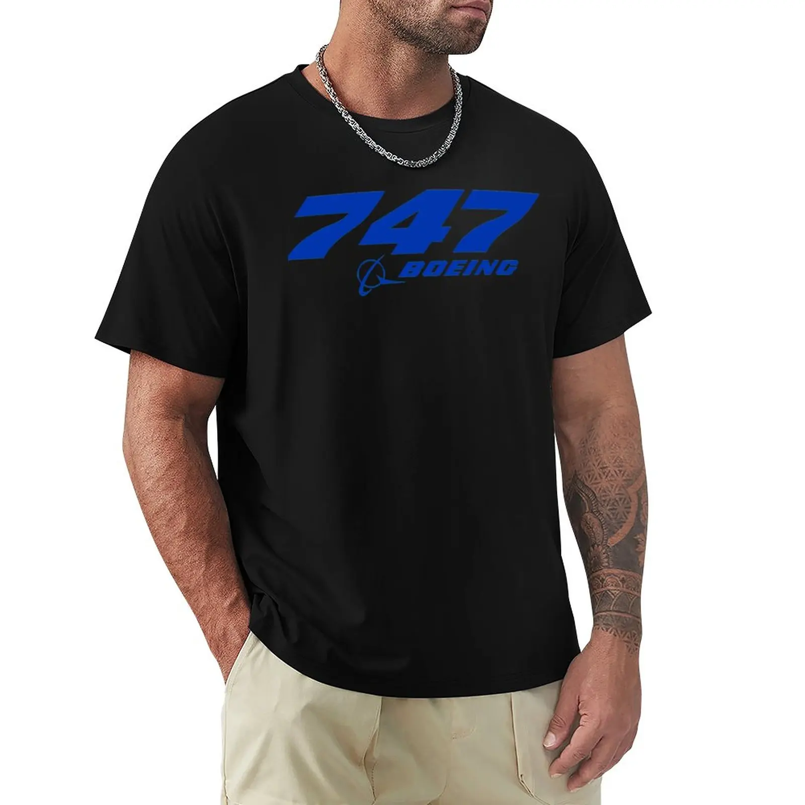 

Boeing 747 Logo T-Shirt.png T-Shirt quick drying t-shirt sports fan t-shirts customized t shirts T-shirts for men cotton