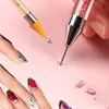Double Head Nail Art Diamond Embroidery Drill Dot Painting Point Pen With Box Rhinestone Picker Wax Pencil Crystal Handle Tool 2