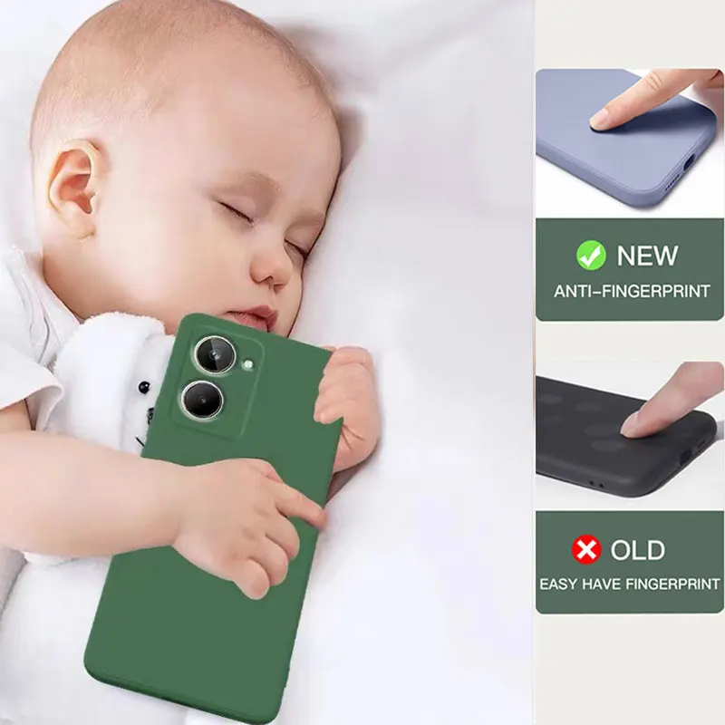 Enhanced Liquid Silicon Shockproof Soft Cover Case