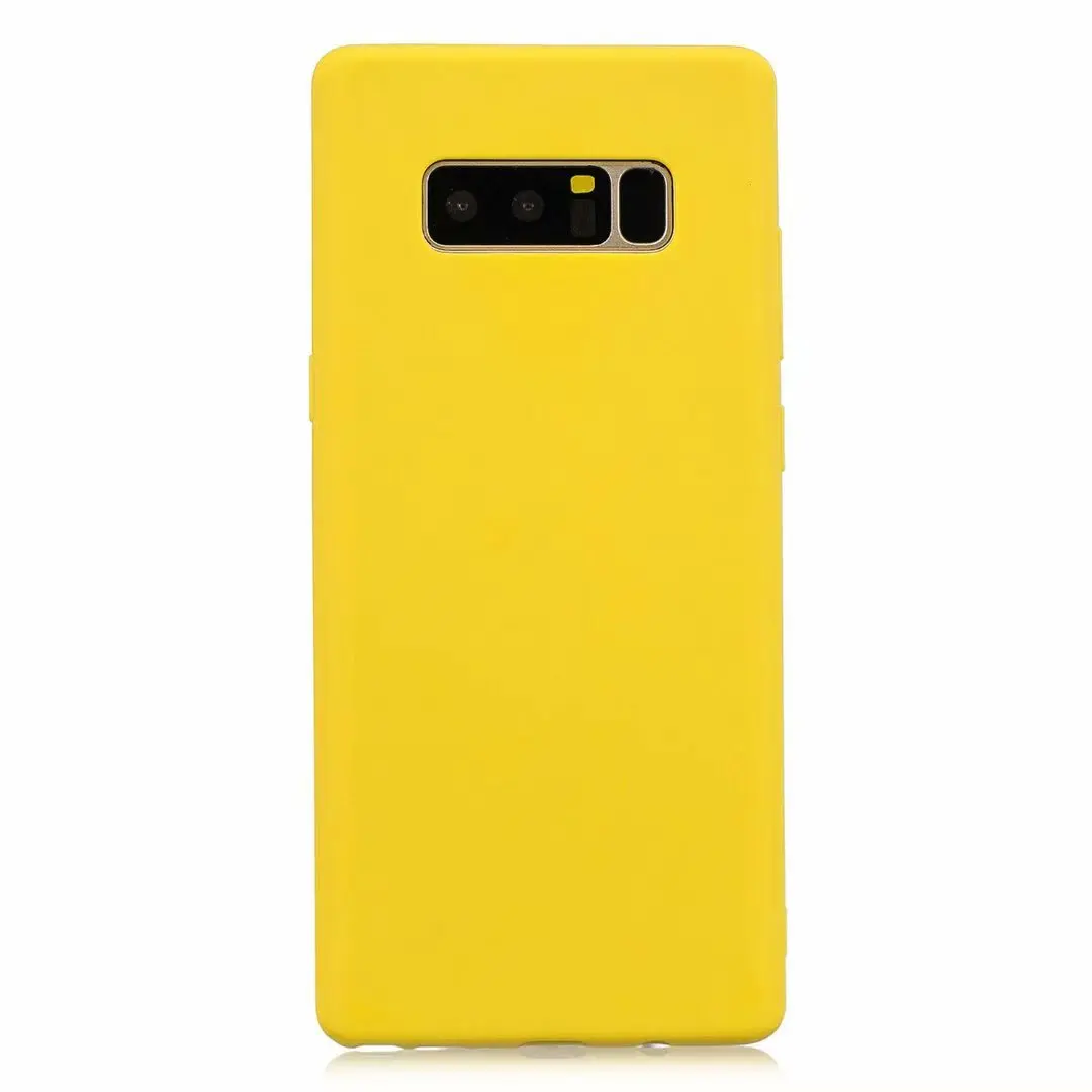 Pure Color Silicone Soft TPU Phone Case - Sleek and Durable Back Cover Coque