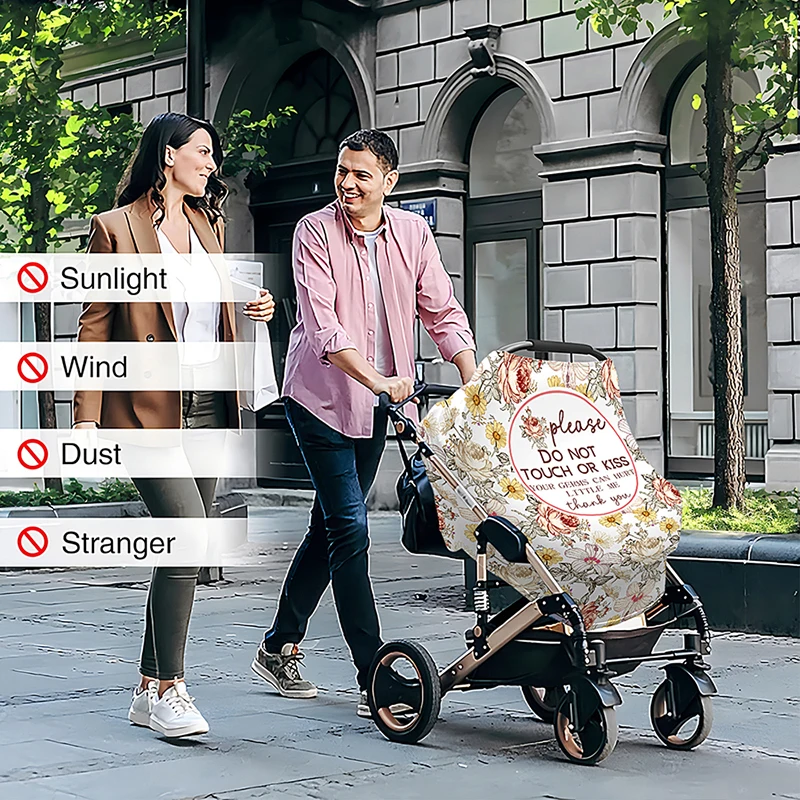 Multi-use Stretchy Baby Car Seat Cover Nursing Cover Breastfeeding Shopping Cart Grocery Trolley Covers Carseat Canopy