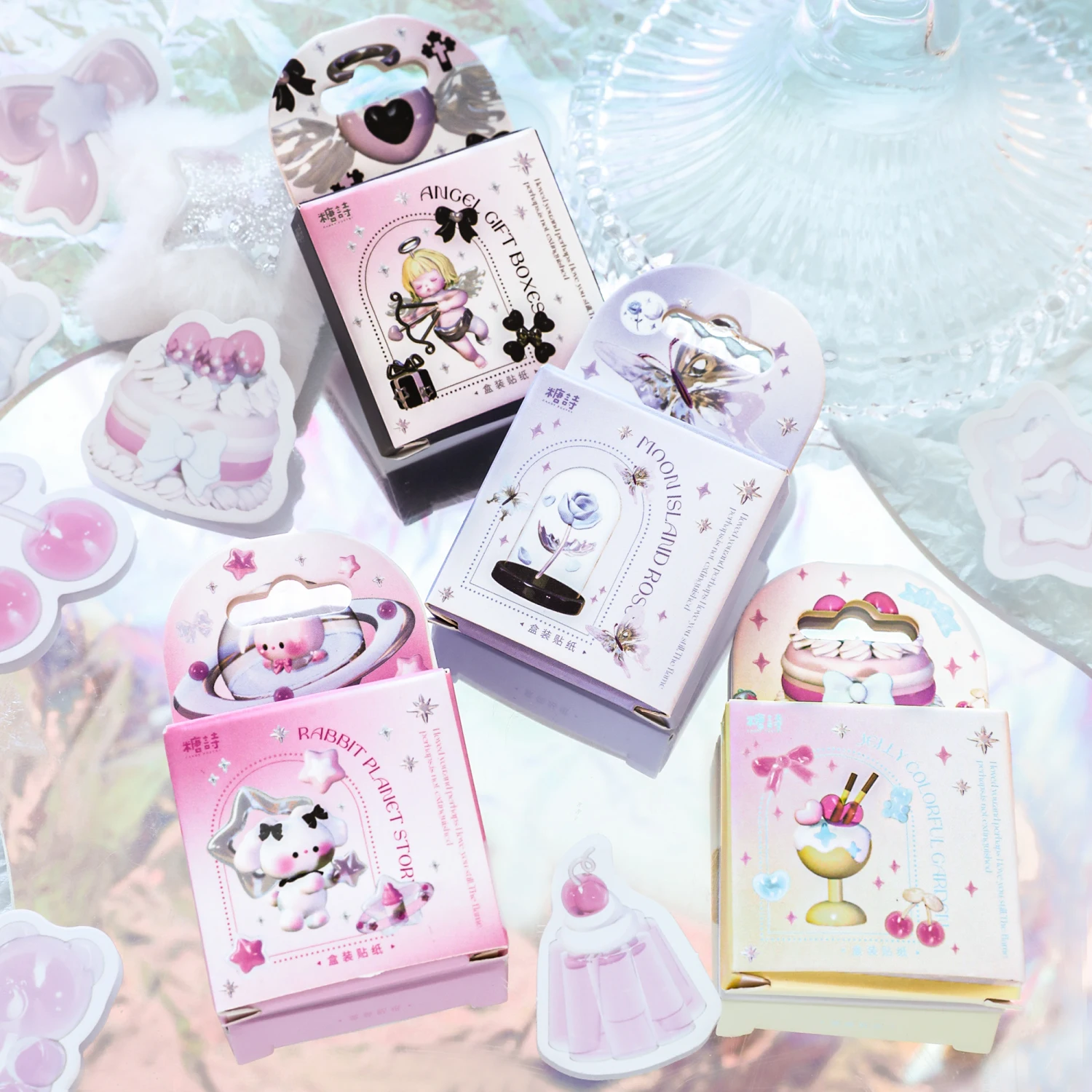 

4pcs/Lot Sweetheart Store Box Stickers