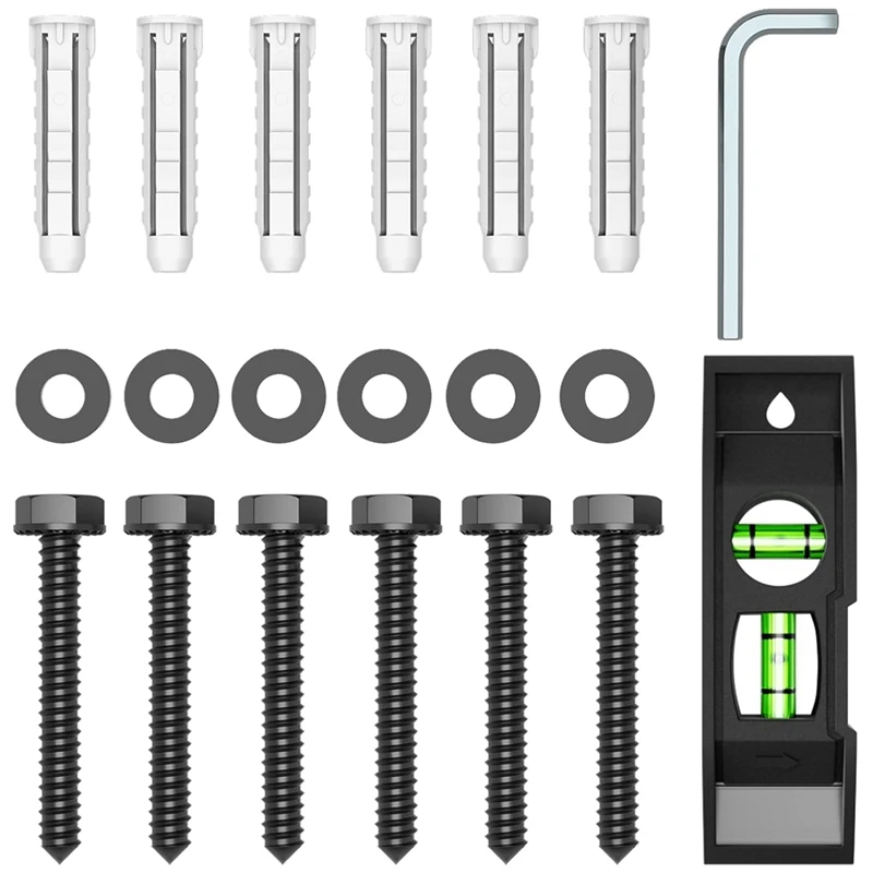 

Lag Bolt Kit For TV Wall Mount, Including M7x55mm Lag Bolts,For Wood Stud/Brick/Concrete Wall Installation Durable Easy Install