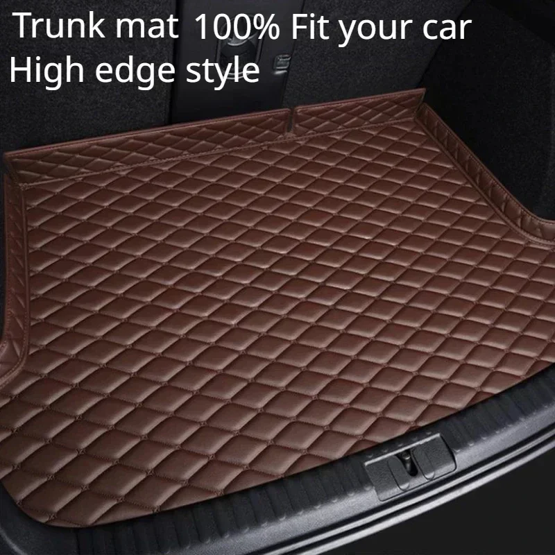 

PU leather custom car trunk mats for Volkswagen VW Tiguan Passat variant phitek Multivan 6seat interior details car accessories
