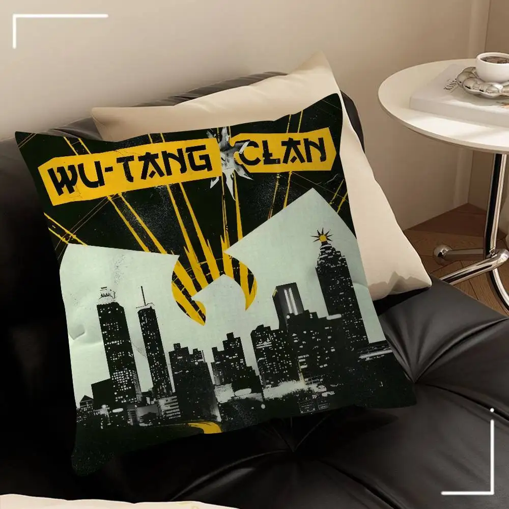 Band W-Wu LOGO Tang Clan Kissenbezug, Sofakissenbezug, Heimdekoration, Kinder-Geschenk – Detail 7