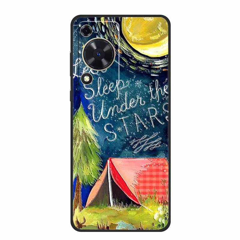 Embossed 3D Shockproof Silicone Phone Case - Soft Protective Cover