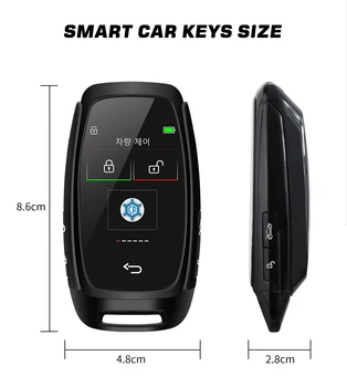 CF920 schermo LCD a chiave intelligente modificato universale per Audi per VW per Hyundai comodo accesso senza chiave blocco automatico coreano/inglese - CF920 schermo LCD a chiave intelligente modificato universale per Audi per VW per Hyundai comodo