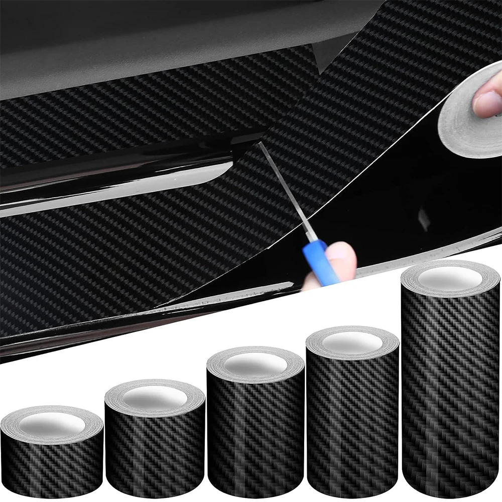Cinta de fibra de carbono Nano 3D para coche Protector de borde de cinta-de-fibra-de-carbono-nano-3d-para-coche-protector-de-borde-de