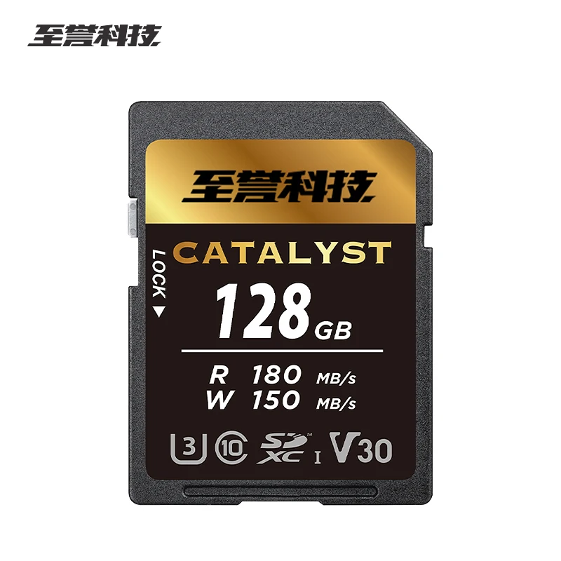 엑센드 Catalyst SD 카드, 카메라용 메모리 카드, UHS-I 저장 카드, 64GB, 128GB, 256GB, SDXC V30, C10
