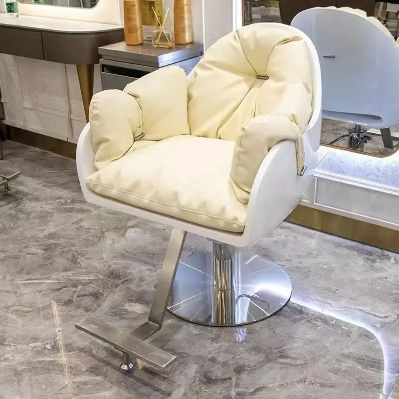 Luxury Barbers Armchairs Swivel Beauty Professional Aesthetic Chair Pedicure Sofas Taburete Ruedas Salon Furniture LJ50BC luxury beauty barbers armchairs pedicure manicure cosmetic work bar stools esthetician makeup taburete ruedas counter furniture