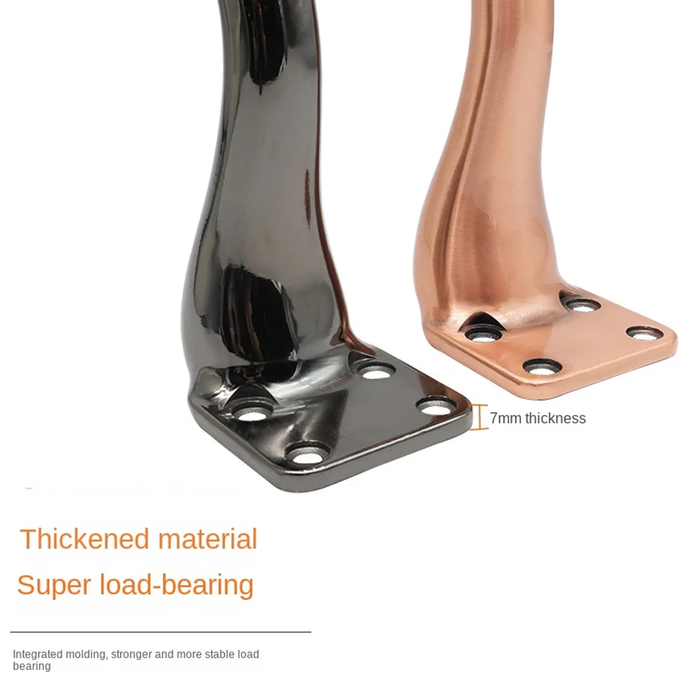 Description Picture 6 of item4pcs Furniture Legs Aluminum Alloy Replacement Foot for Sofa TV Stand Bathroom Cabinet Dresser Metal Coffee Table Feet 15cm