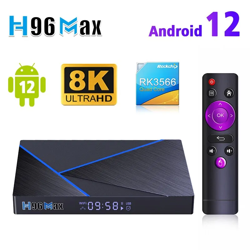 H96 Max V56 Android12 Smart TV