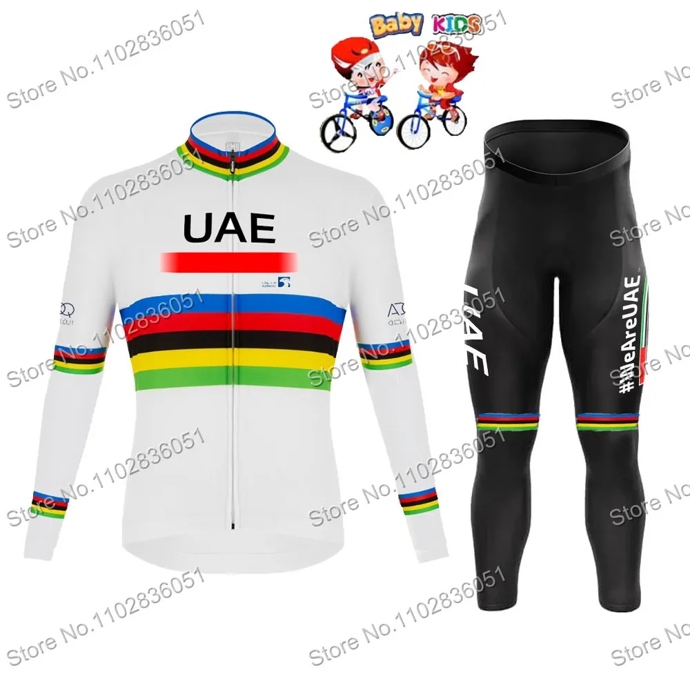 Cycling Jersey Set for Kids UAE Team