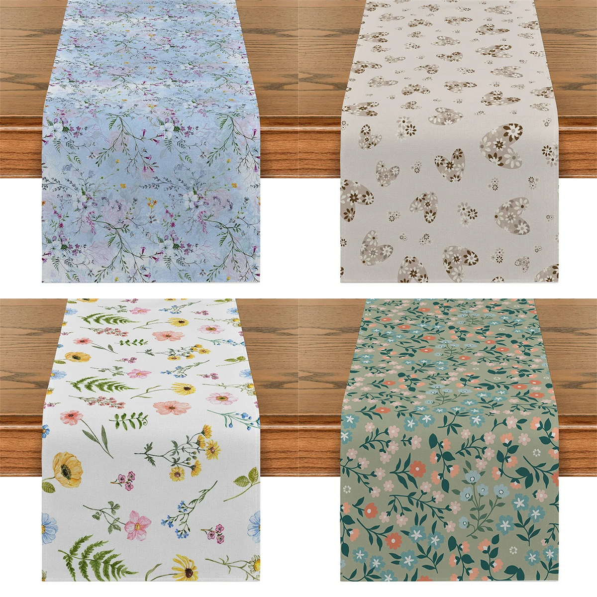 

Маленький желтый цветочный стол, флаг, растительный стол, семейная кухня, гостиная, праздничные столы, бегуны для украшения столов