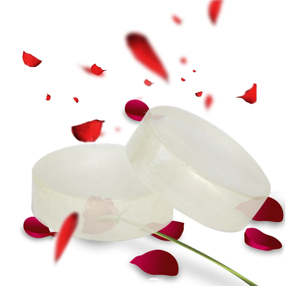 Handmade Natural Enzymes Crystal Soap Whitening Body Care Bleaching White Skin Tender Clearing Transparent Shower Bleaching Soap