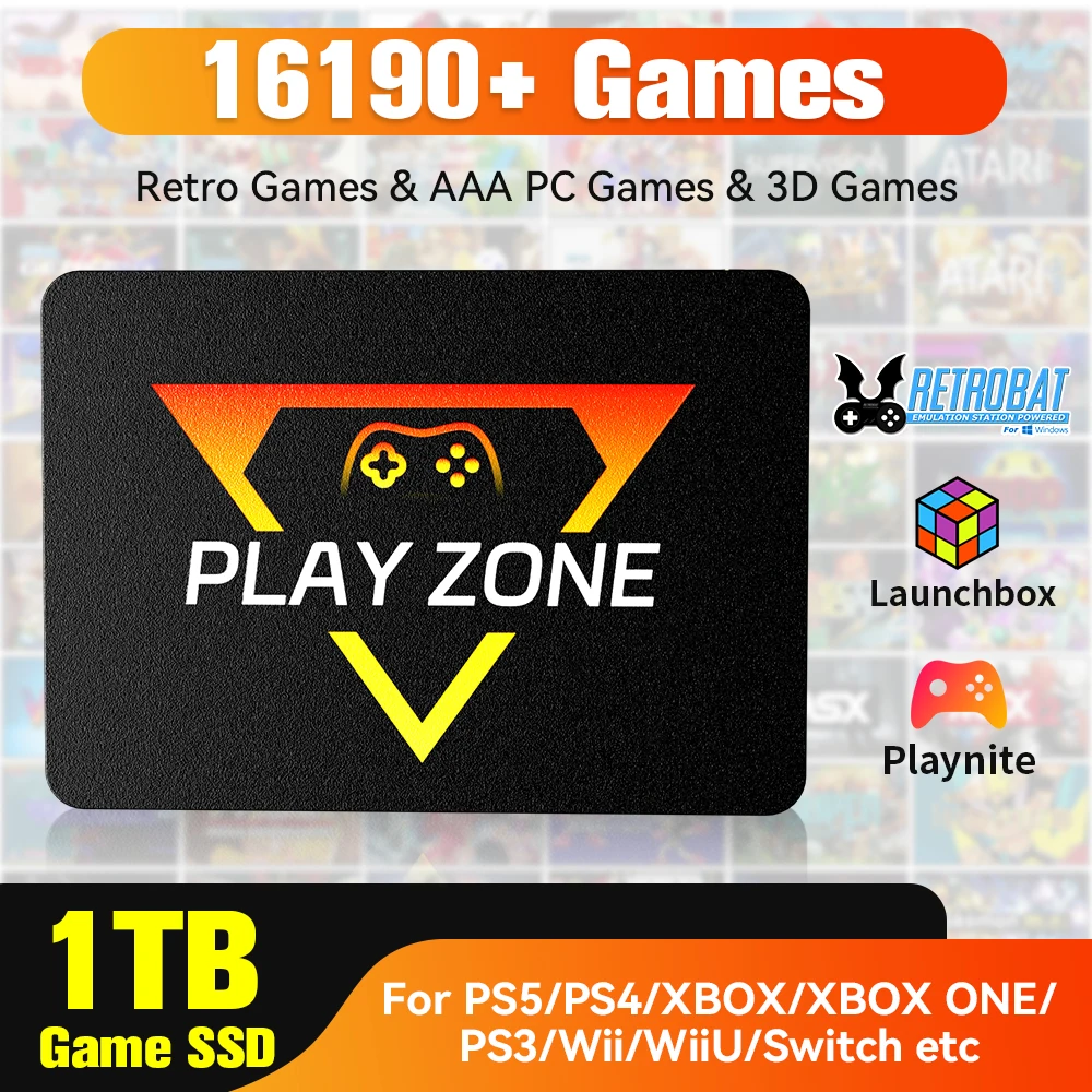 1TB Portable Gaming SSD Compact Game Storage Solution
