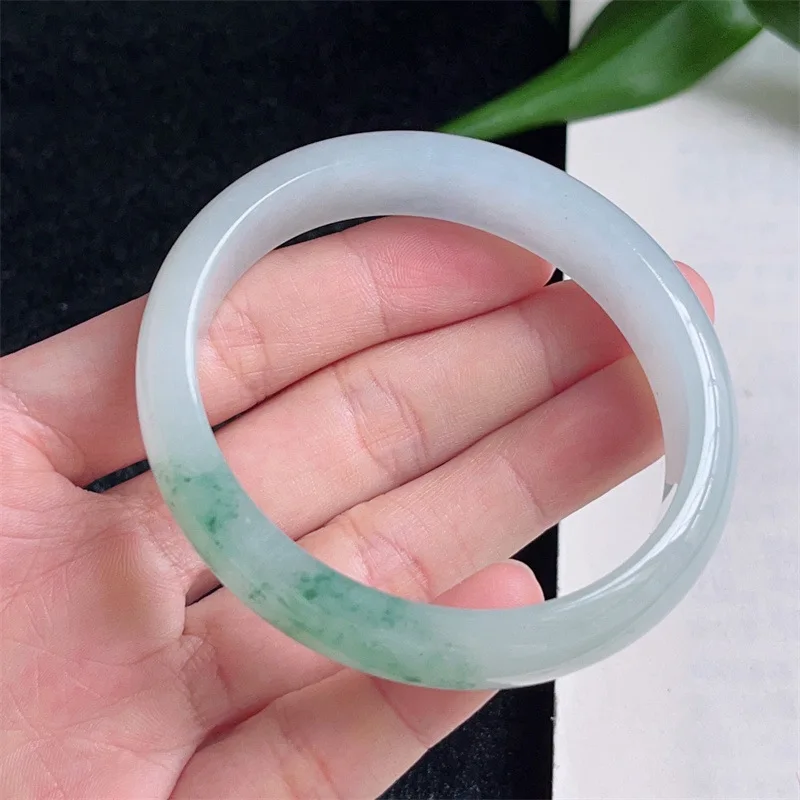 

Natural Myanmar Jade Jade 54mm-62mm bracelet Princess jewelry bracelet send mom send girlfriend gift