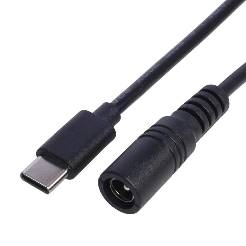 Universal Type-C to 5.5x2.1mm Power Adapter Cable