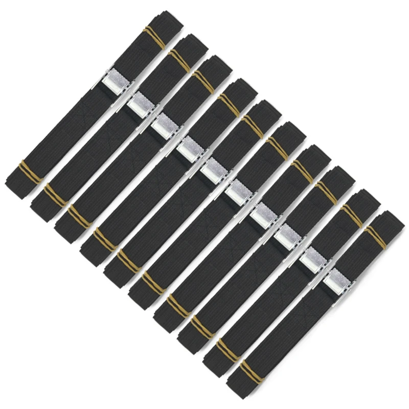10 stücke Schwarz 2 m * 26mmTie Unten Strap Starke Ratsche Gürtel Gepäck Tasche Fracht Zurrgurt mit Metall Schnalle Heavy Duty Gürtel Zink-legierung Buc – Detail 6