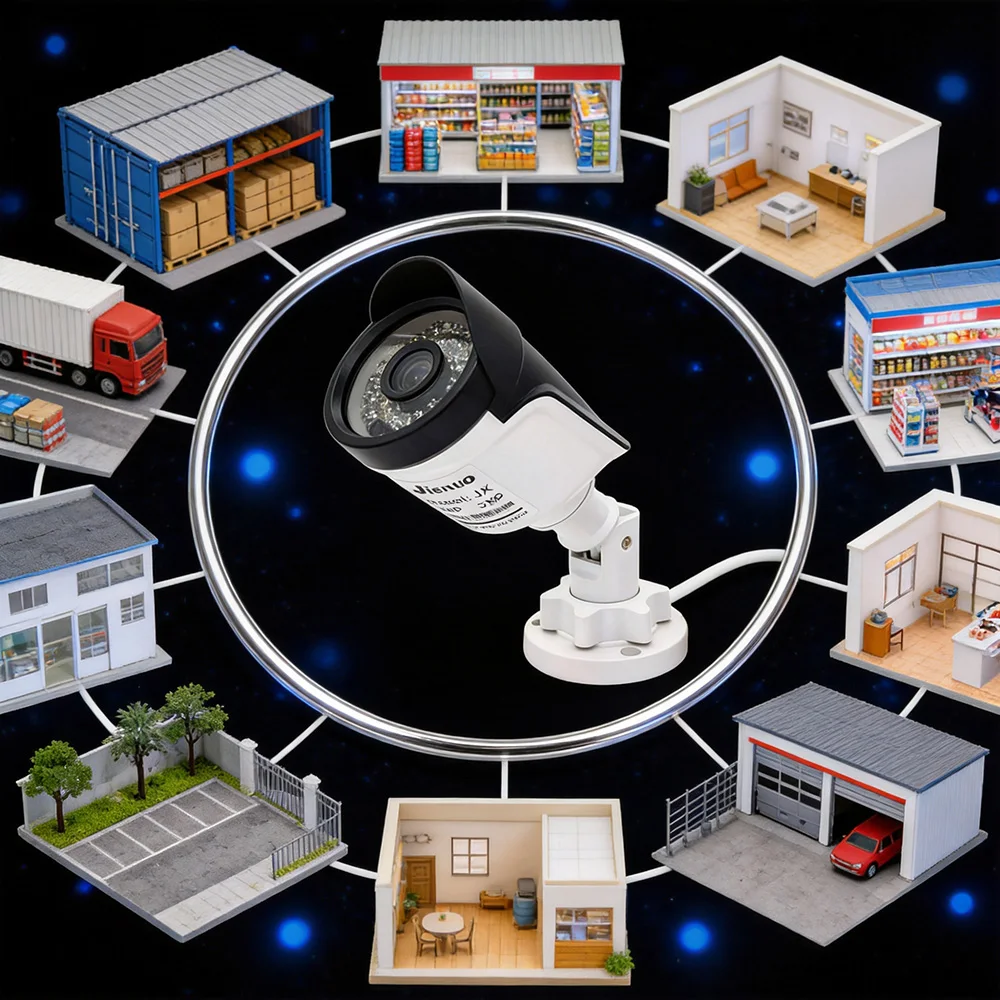 5MP 1080P AHD Security Camera Infrared Night Vision Waterproof Outdoor Indoor CCTV Surveillance Monitor JIENUO 4