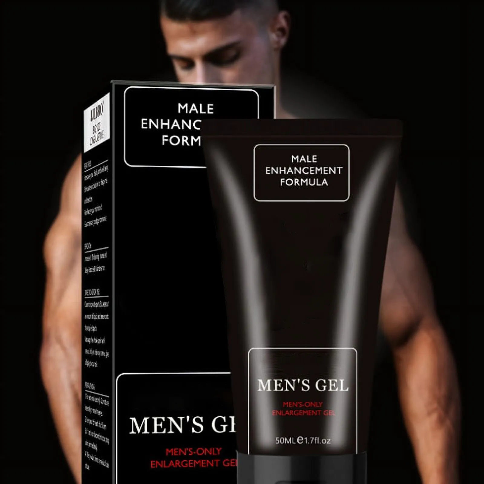 thumbnail image 1 of Crema de masaje masculina hidratante en gel para agrandar el pene, dosificación hidratante y nutritiva, mejora el rendimiento, 1,69 fl.oz / 50 ml, 1 of 4