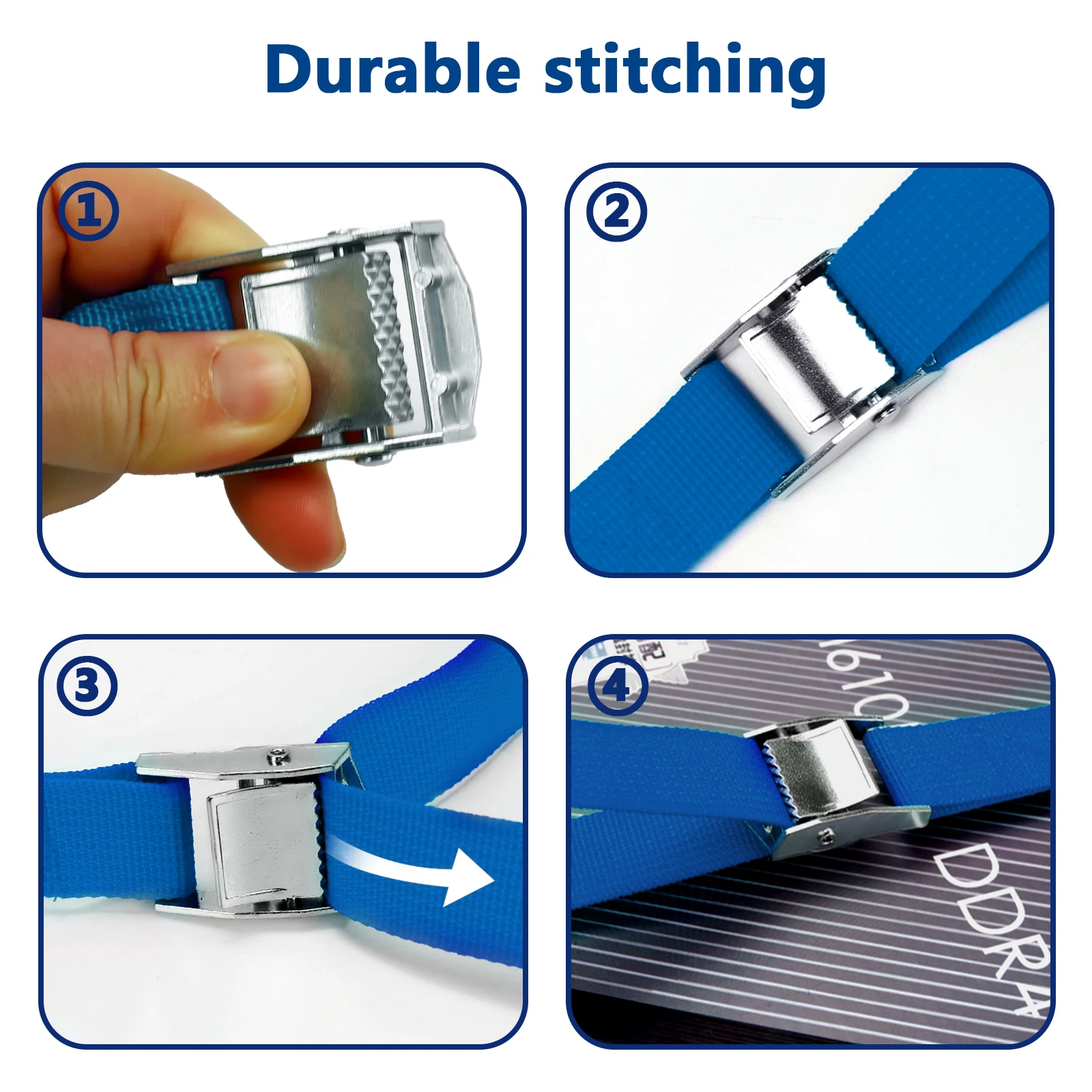 Cargo Straps Cargo Tie Down Strap Tie Down Straps Lashing Strap 5Pcs 2M Tension Rope Tie Down Strap Strong Ratchet Belt Car Luggage Bag Cargo Lashing Strap Zinc Alloy Zinc Nylon 5 Color