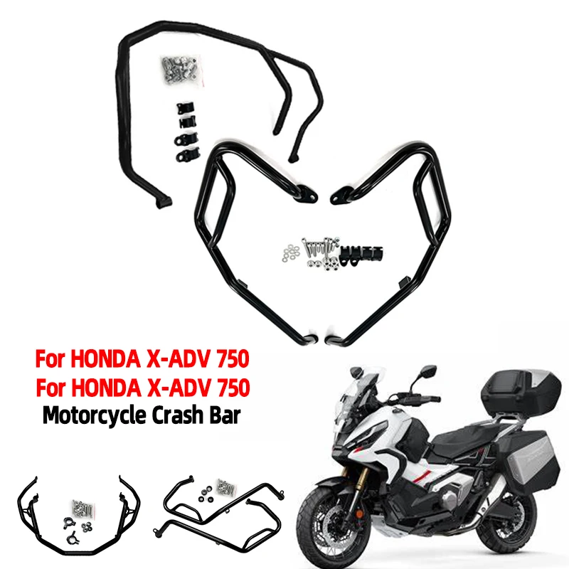 X-ADV750 Engine Guard Bumper Highway Freeway Crash Bar er Fuel Tank Protector Fit For HONDA X-ADV 750 XADV750 XADV -