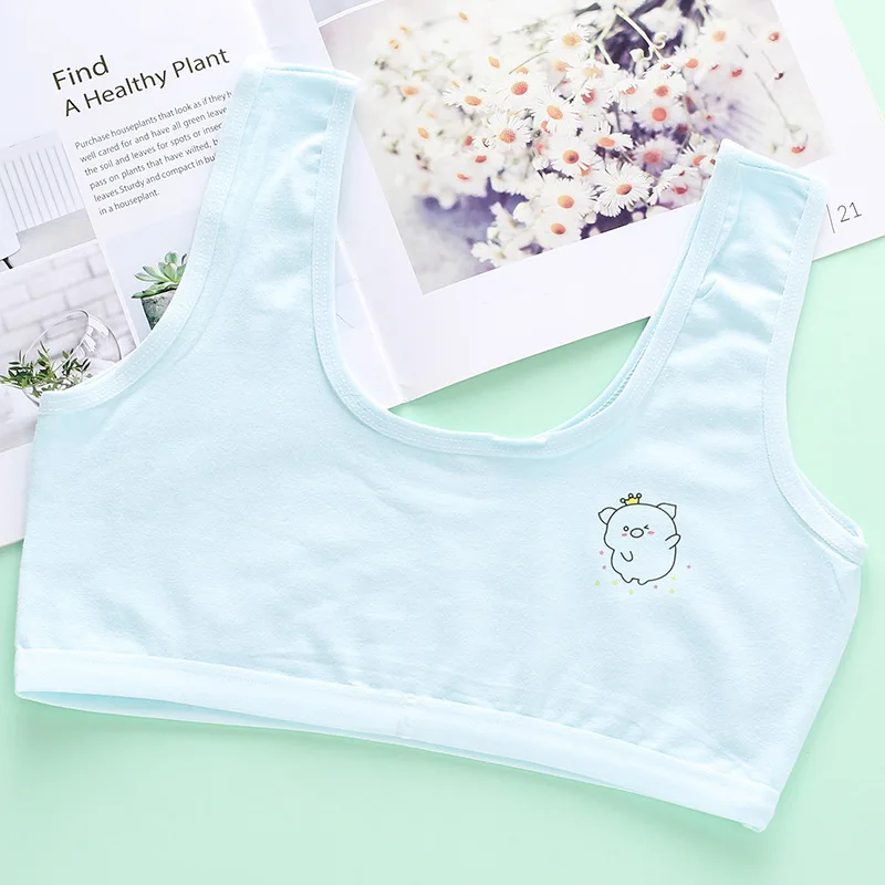 Sports Bra Training Bra Cotton Bra 4Pcs/lot Cotton Young Girls Training Bra