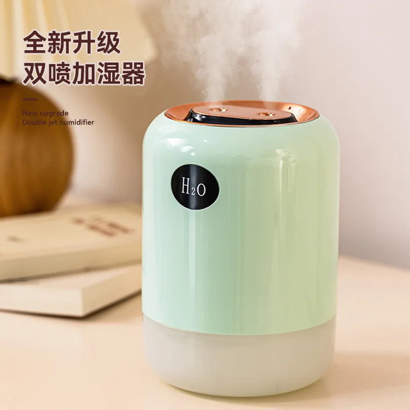 

2024 New Usb Humidifier Double Heavy Fog Household Bedroom Office Desktop Air Water Replenishing Spray