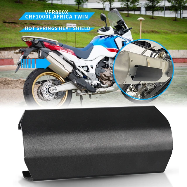 Motorcycle Exhaust Pipe Protector Heat Shield Cover Guard For