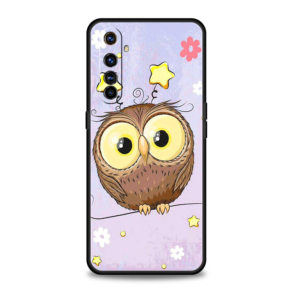 Cute Cartoon Owl Silicone Phone Case - Stylish Protective Shell