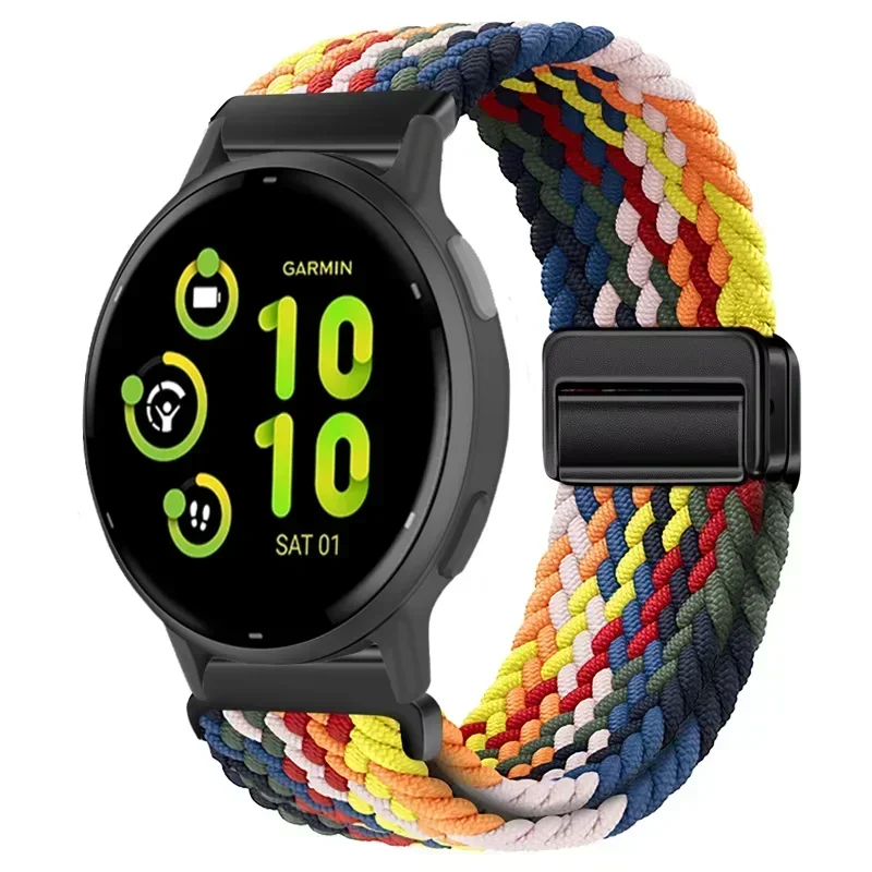 Magnetic Braided Nylon Strap with Quick-Release Adjustment