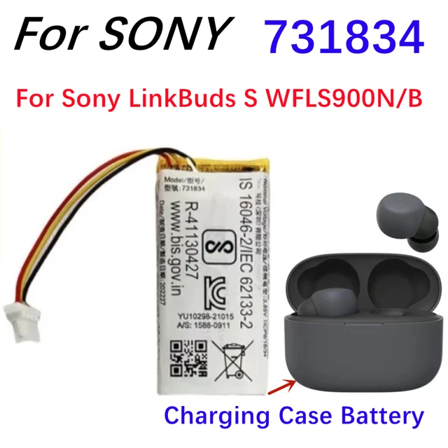 731834 New Replacement Charging Box Battery For sony LinkBuds S 