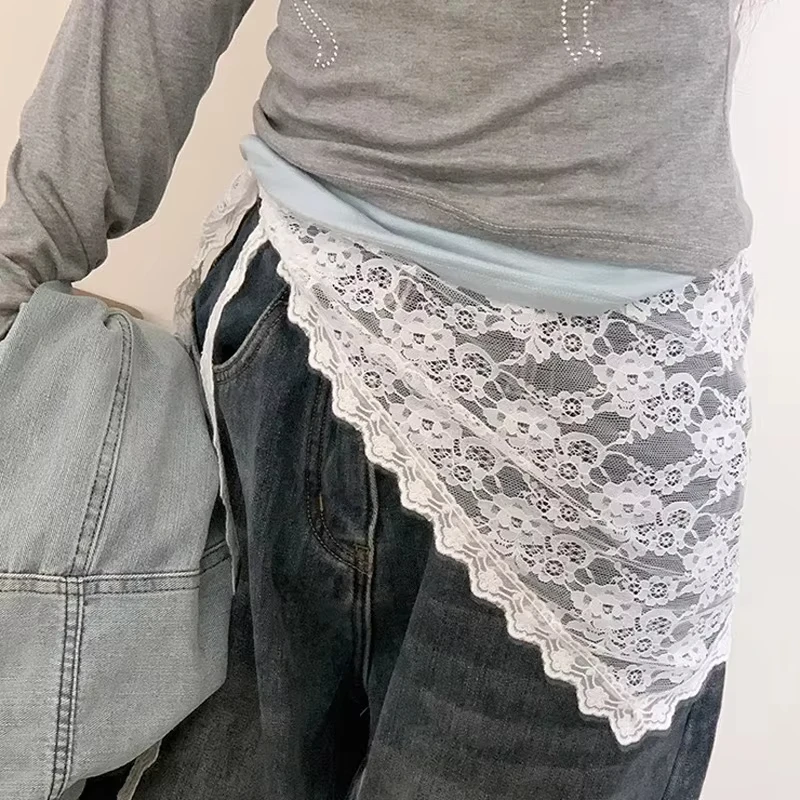 New Triangle Short Skirt Half Skirt Butt Curtain Skirt