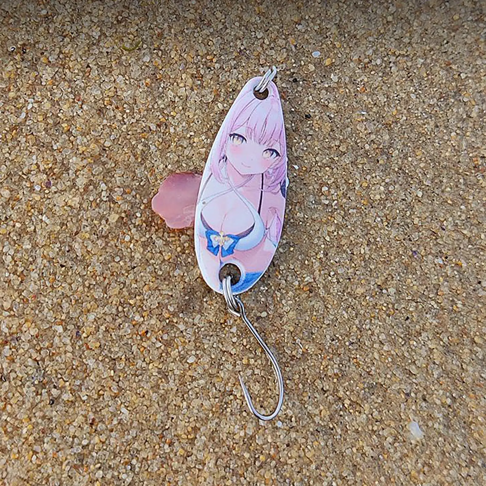 Lot De 5 Cuillères De Pêche – Beach Girl – Acier Haut Carbone – 9,5cm