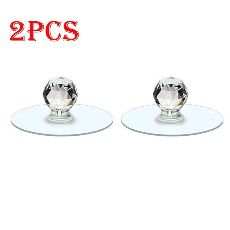 10 Stück Selbstklebende Möbelgriffe Weiß - Rund, Kinderfreundlich & Ohne Bohren