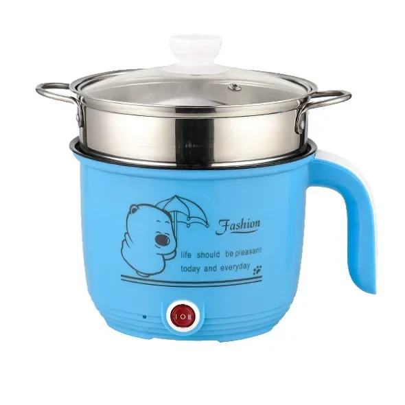 220V Mini Rice Cooker Electric Cooking Machine Single Double Layer Available Hot Pot Multi Electric Rice Cooker 1.8L 4