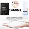 5pcs Eyelash Extensions Concentrate Shampoo Mousse Eyelash Extension Glue Eye Lash Cleaning No Stimulation Makeup Remove Mousse 1