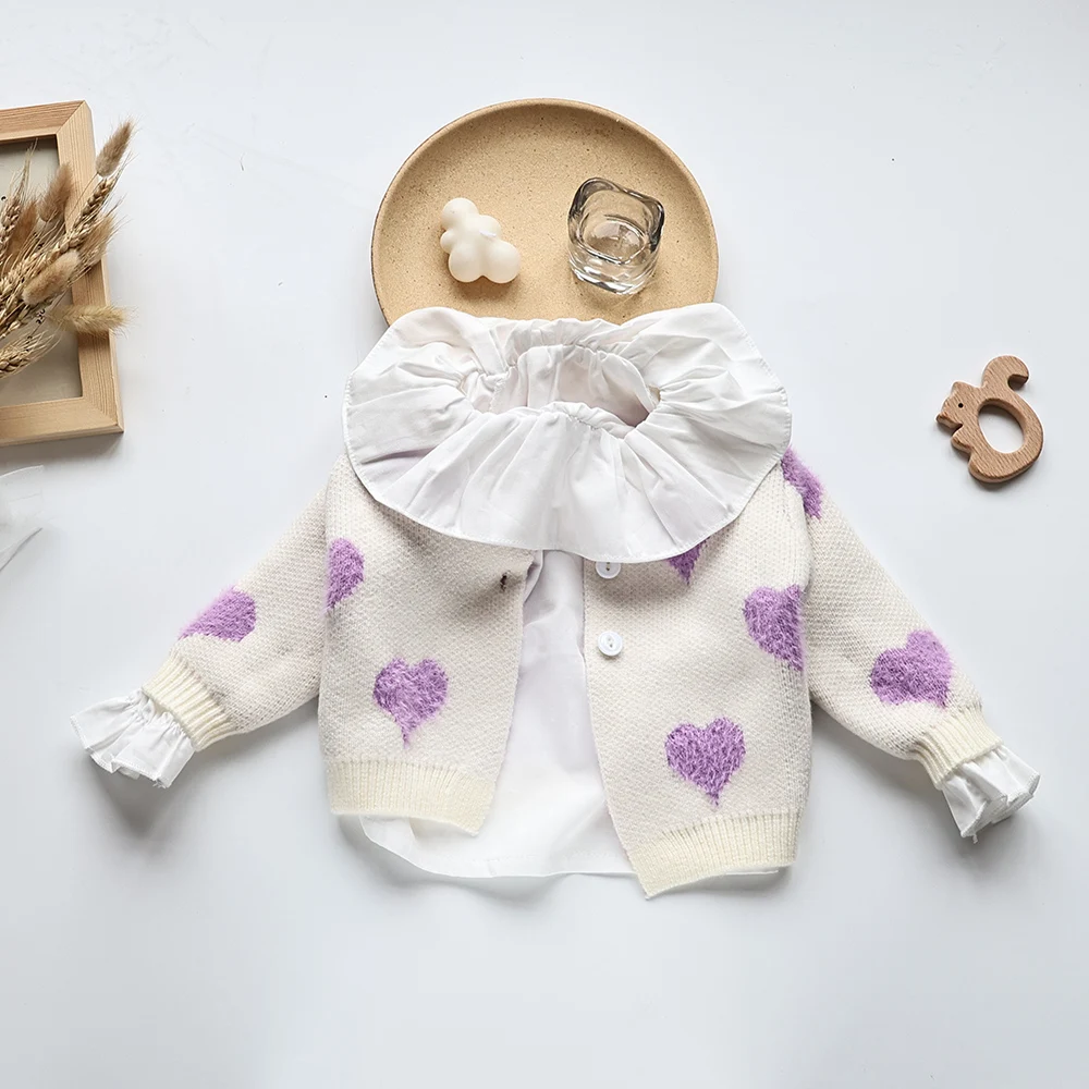 Autumn Baby Girls Knit Clothing Set