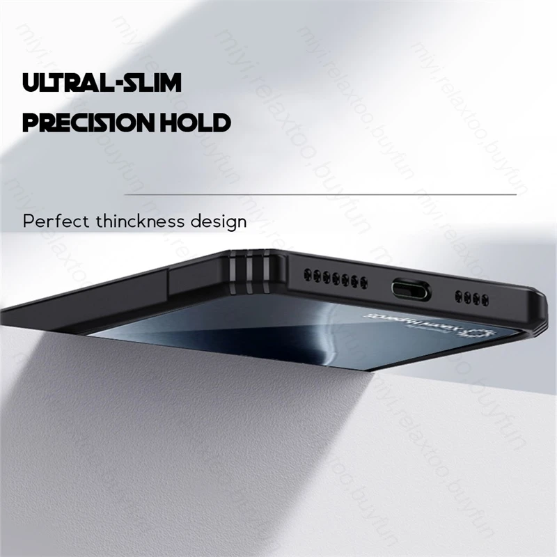 Transparent Acrylic Shockproof Case with Magnet Holder Ring